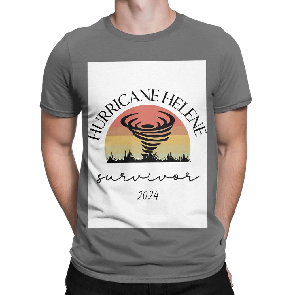 Hurricane Helene Shirt I Survived Hurricane Graphic 100 Cotton TShirt Hurricane Tops Tees For Unisex
