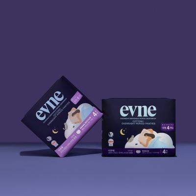 Eve Overnight 4P 4-teiliges Set (Wählen Sie 1 Größe aus 4) (mittelgroß/groß)
