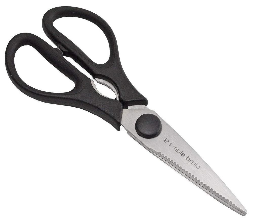 Pearl Metal Kitchen Scissors Simple Basic C-8901