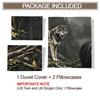Wild Wolf Black Bear Owl Forest Duvet Cover Set Rustic Wildlife Bedding Set Nature Animal Bed Linen Soft Polyester Bedroom Decor