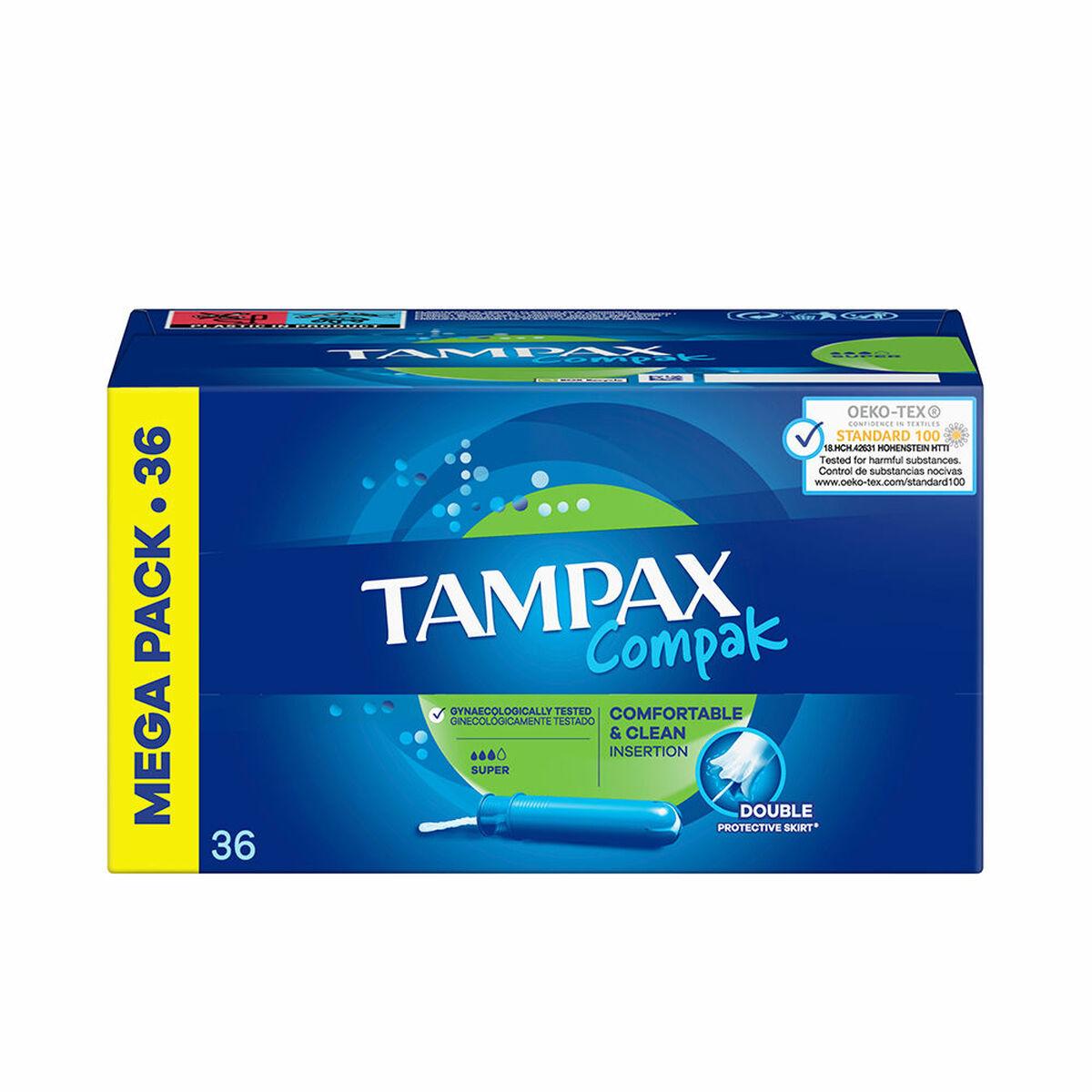 

Тампоны Super Tampax Compak 36 шт.