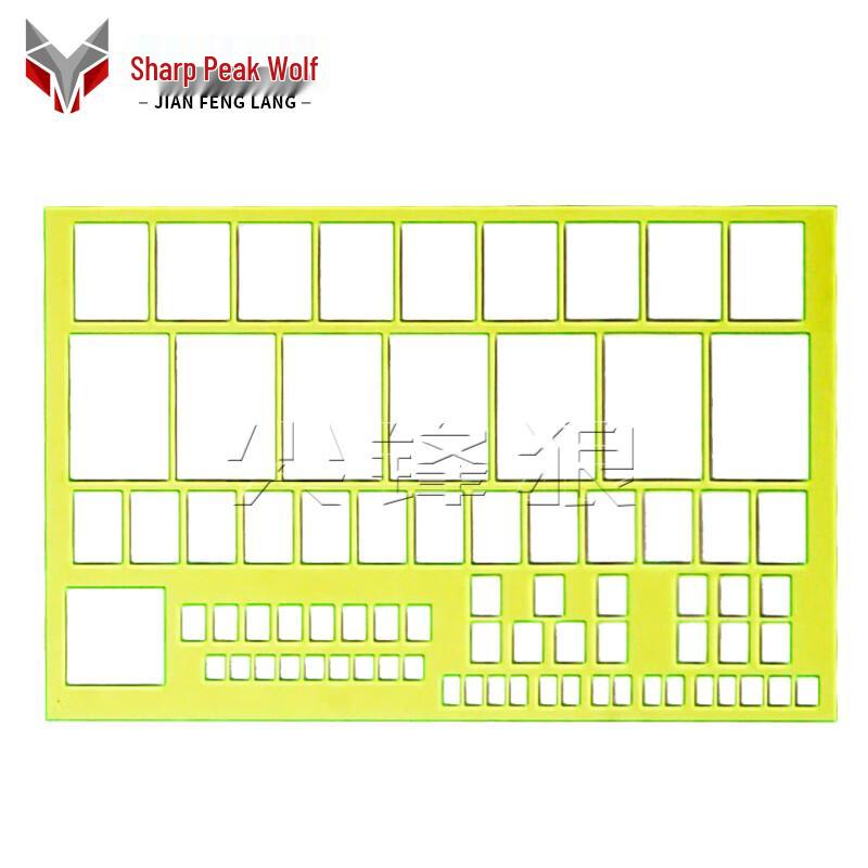 Jian Feng Lang Plastic Map Work Square Ruler Template