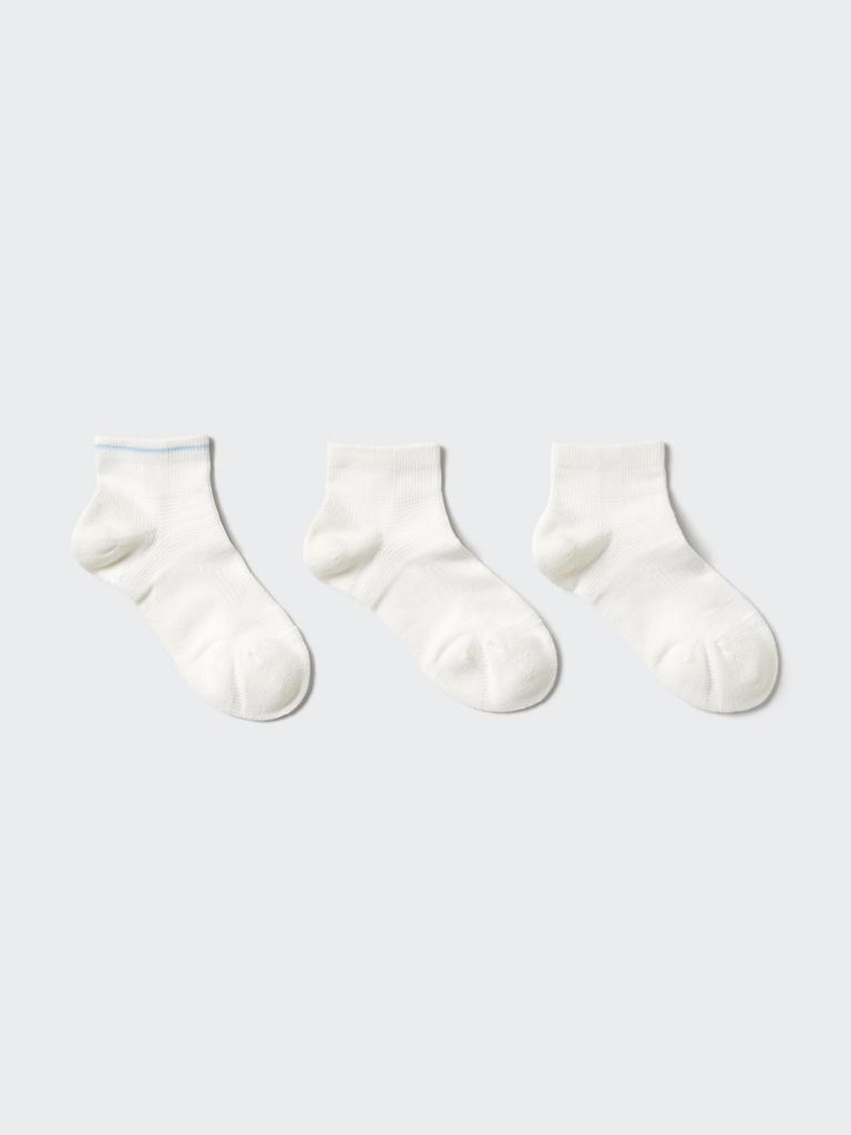 Uniqlo Japan Short Socks 3 Pair Pile Line