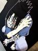 [USED] Naruto Sasuke Anime T-shirt, size XL