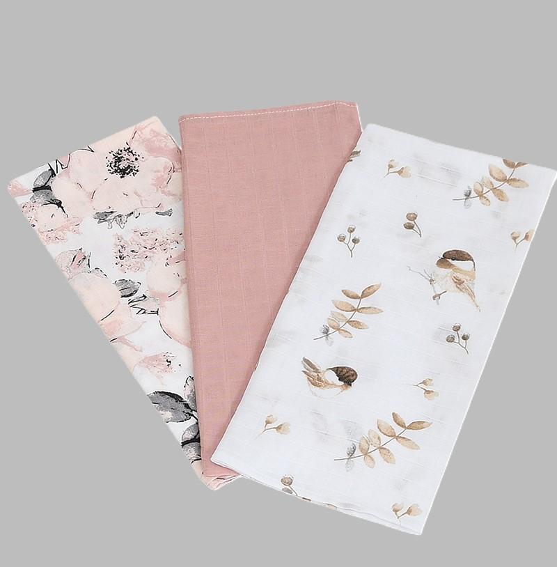 Muslin Diapers 3 Pieces (set )