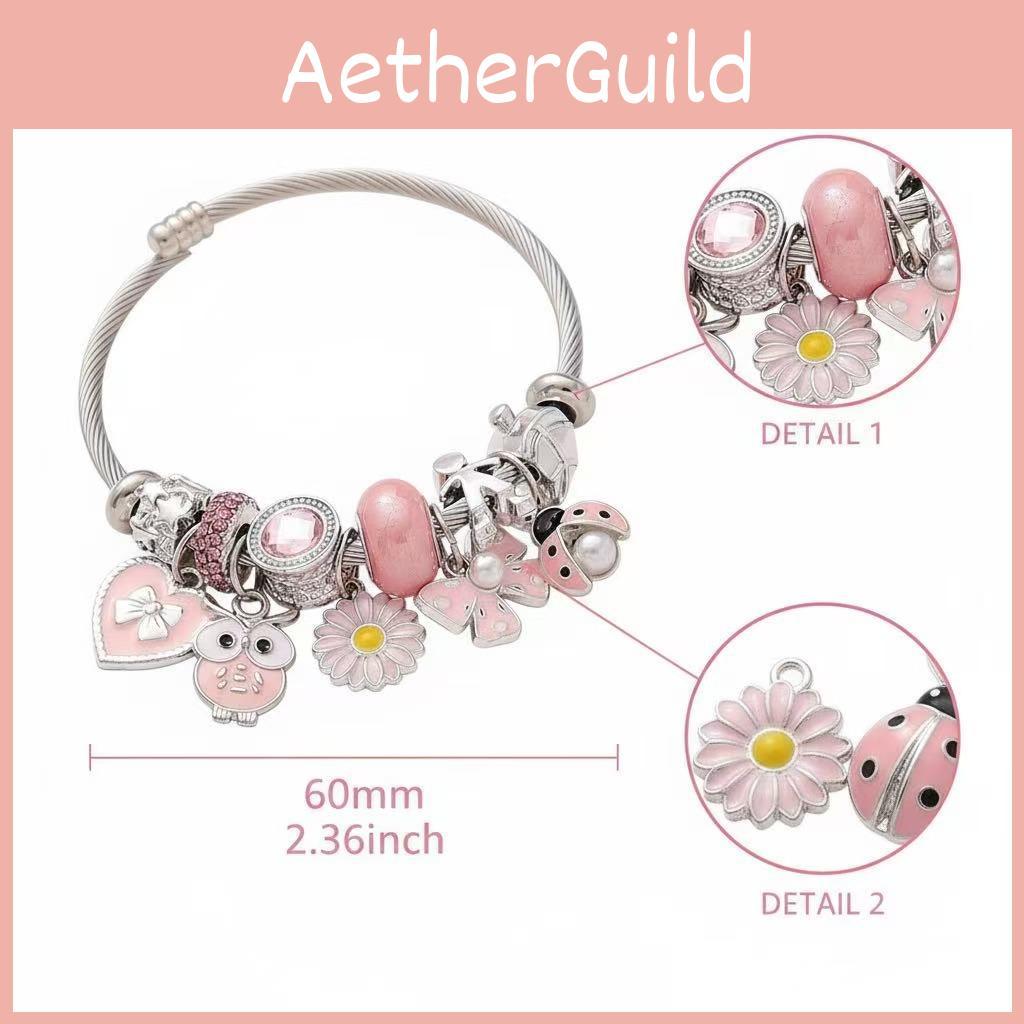 Diy Owl Butterfly Pendant Jewelry With Stainless Steel For Summer Fashion Accessories