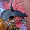 Pet Chicken Accessory Stylish Chicken Helmet with Adjustable Strap for Rooster Parrot Funny Pet Hat Accessories for Poultry