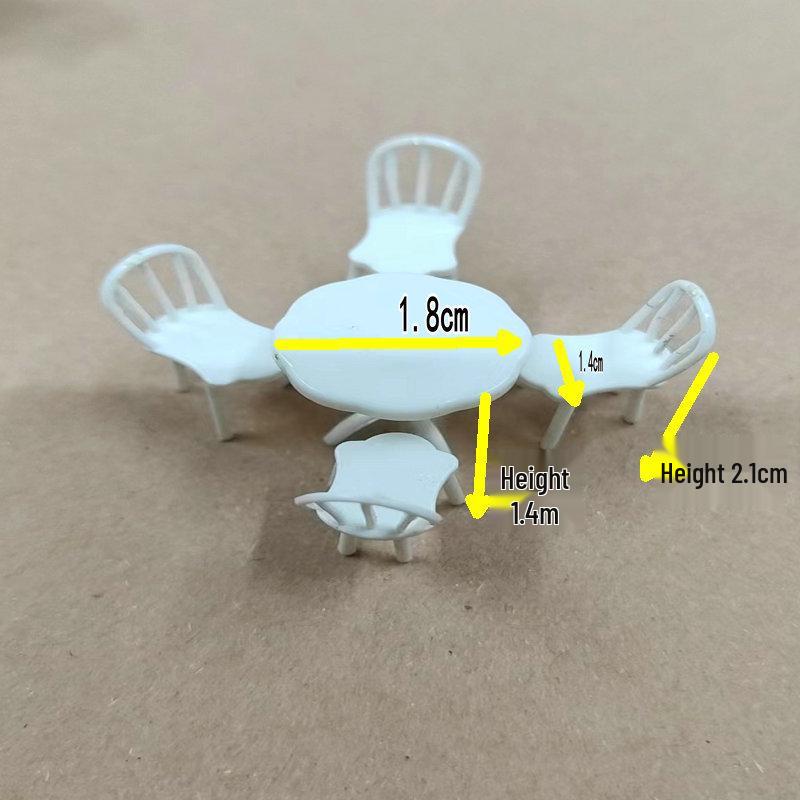 DIY 1:50 Scale Indoor Sand-Table Model Furniture Set