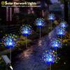 Solar LED Pathway Lights Outdoor Waterproof Garden Decor Firework Fairy Solar Lawn Lamp For Patio Walkway Yard