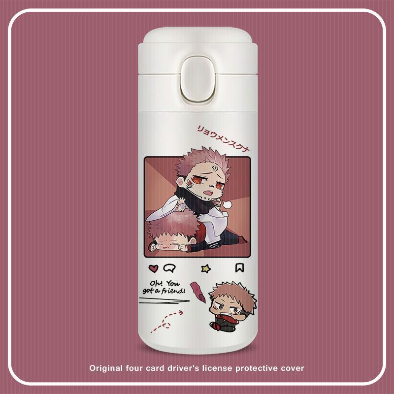 Gojo Satoru Cartoon Thermos Cup Large Capacity Compact Lightweight Carry High Appearance Level Cup Stainless Steel Kettle for Me
