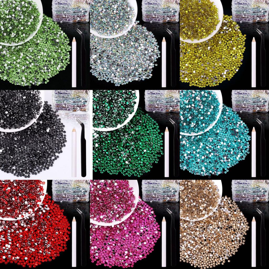 2Mm3Mm4Mm Flat Bottom Resin Drill Diy Handmade Mobile Phone Case Beauty Sticker Drill