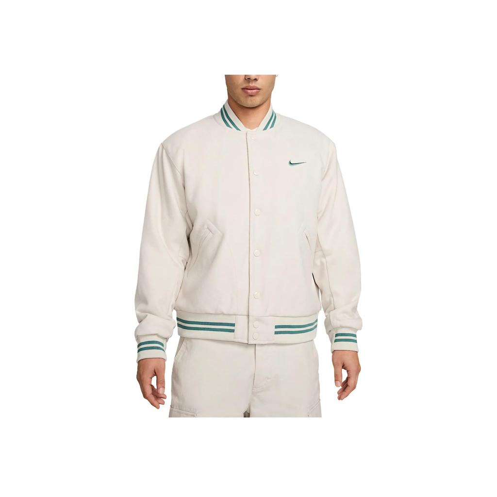 Nike Swoosh Comfortable Single-Breasted Loose Long Sleeve Jacket Men Jackets Light-Full-Wood-Brown HQ3277-104