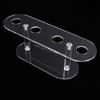 4 Holes Acrylic Ice Cream Cone Holder Tray Sushi Roll Display Stand Rack Shelf 6XDE