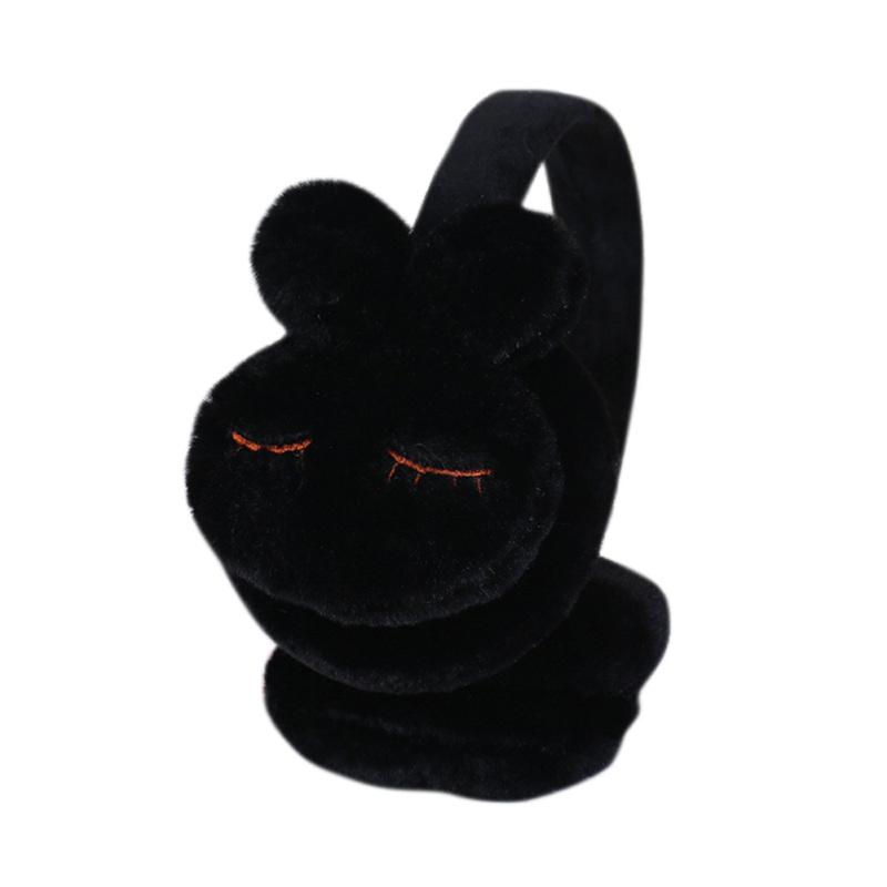 Cute Plush Warm Rabbit Earcap Winter Earmuff for Girls Boys Kids Lovely Ear Cover Earwarmers