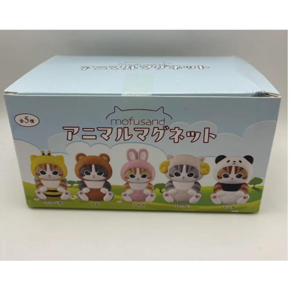 4cm Mofusand Action Figure Set Animal Headwear Doll Cute Pvc Model Blind Box Desktop Decoration Crafts Toys Birthday Gift