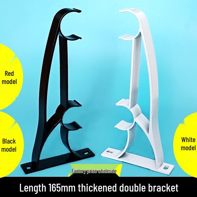 Dickwandige Aluminium-Doppelstangen-Halterung für Raffrollos der zweiten Generation