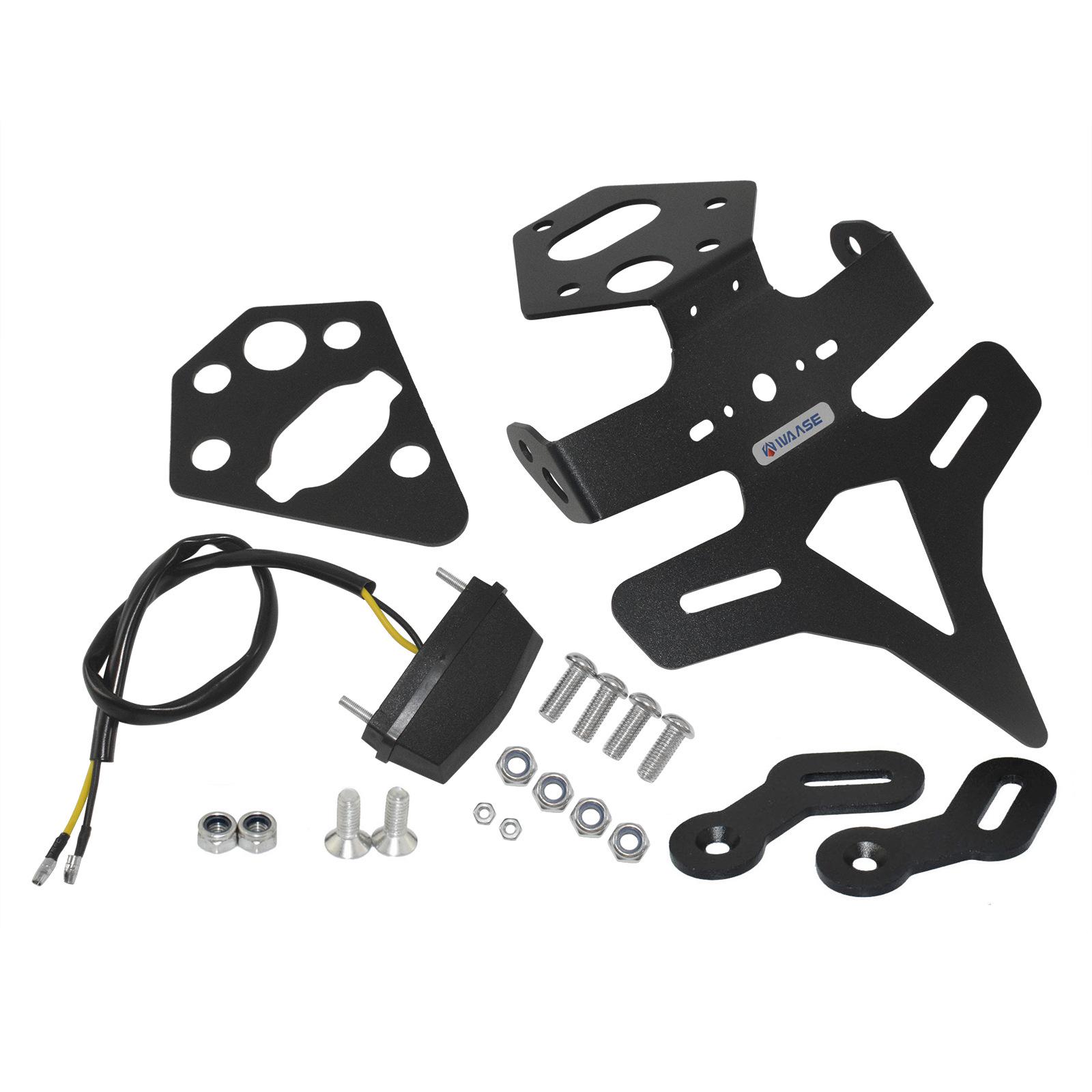 Triumph Street Triple 765 R/RS (17-24) Short Tail Rear License Plate Holder чёрный