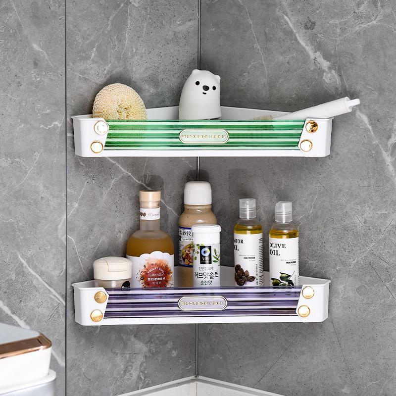 Wall-Mounted Bathroom Cabinet & Kitchen Spice Rack with Towel Holder - Punch-Free, Free Shipping