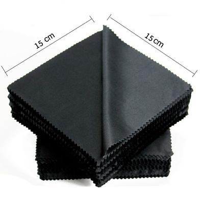 5/10/20/pcs/lot Black Microfiber Sunglasses Eyeglasses Cleaning Cloth 15*15cm Glasses Eyewear Clean Cloth