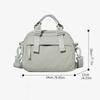 Large Capacity Women Shoulder Bag Lightweight Korean Style Messenger Bag Adjustable Straps Handbag Nylon Crossbody Bag Outdoor