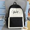 Schoolbag Backpack for Women 1011 New Korean Version Ins College Wind Energy Schoolbag Advanced Sense Junior and High School Students Cute Backpack