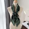 High-quality Luxurious Silk Scarves Headband Scarfs Neck Scarf For Women Chain Silk Scarf Women's Decorative Shawl