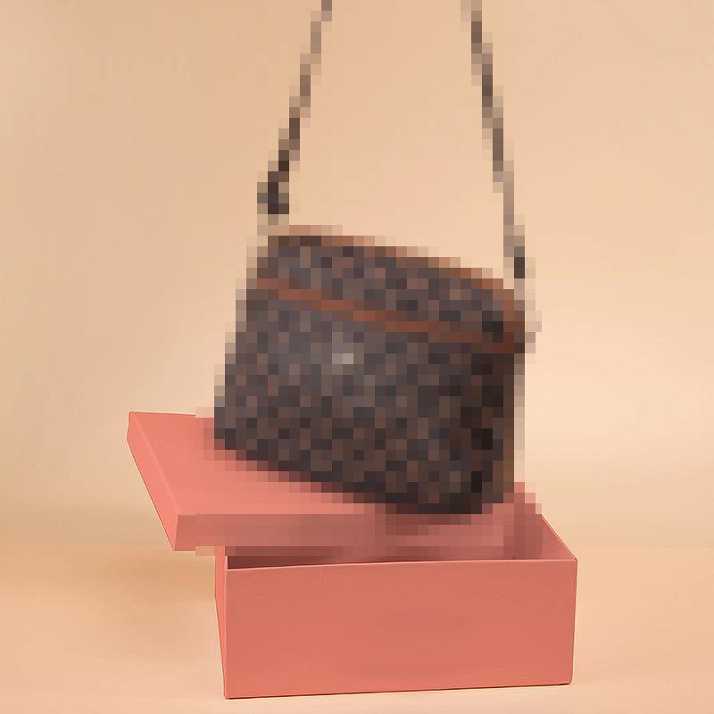 Summer Monogram Bucket Bag, Large-capacity Middle-aged Women's Bag, Daily Single-shoulder Women's Crossbody Bag, Mom's Bag