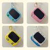 Mini LCD Writing Tablet Keychain with Pen Kids Colorful Doodle Notepad Erasable Drawing Board Sketch Pad Bag Backpack