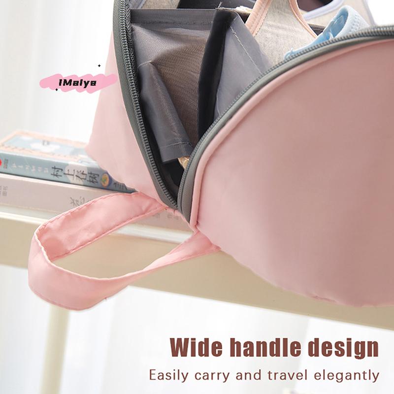 M-Multifunctional Underwear Storage Bag Travel Clothes Bra Socks Divider Organizer Pouch Portable Cosmetic Stuff Washing Bag