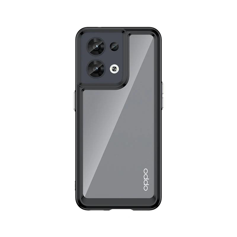 For Oppo Reno 7 8 Pro T 10 5G Phone Case, Durable TPU Frame and Acrylic Back Cover, Shockproof Protection for Your Hard Phone
