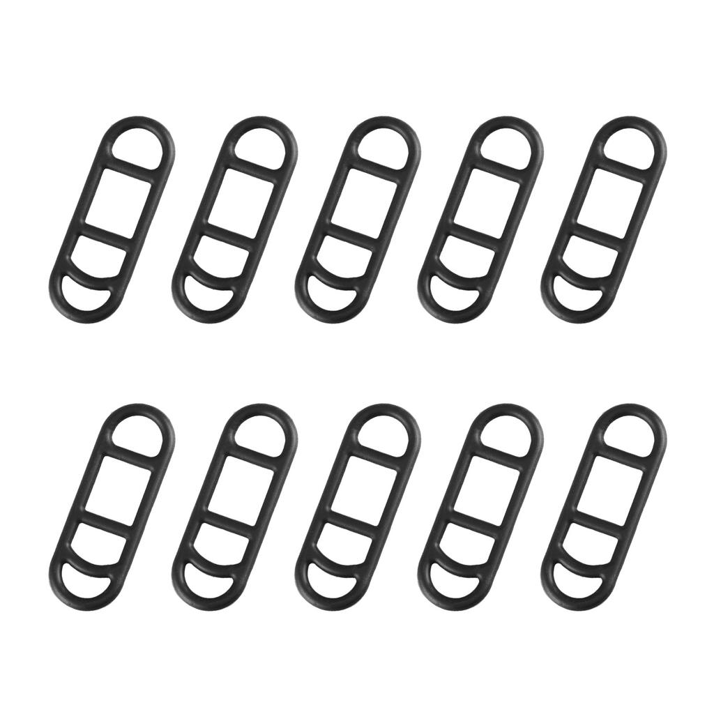 10 Pcs Bike Light Silicone Mount Bands Bicycles Light Fixing Straps Adjustable Elastic Strap for Flashlights Light