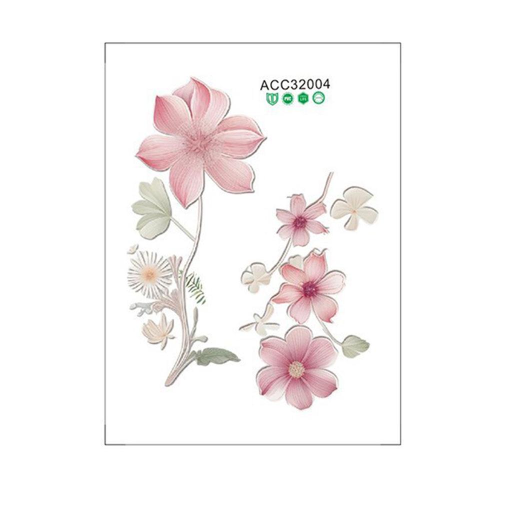 Elegantní květinový světelný spínač obtisk vodotěsná nálepka pro obývací pokoj ložnice koupelna krásné květiny domácí dekorace