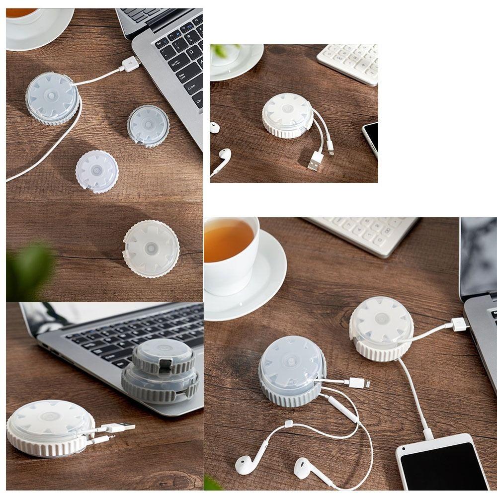 Earbud Holders Data Cable Storage Case Cord Organizer Cable Winder Cable Manager Winding Box