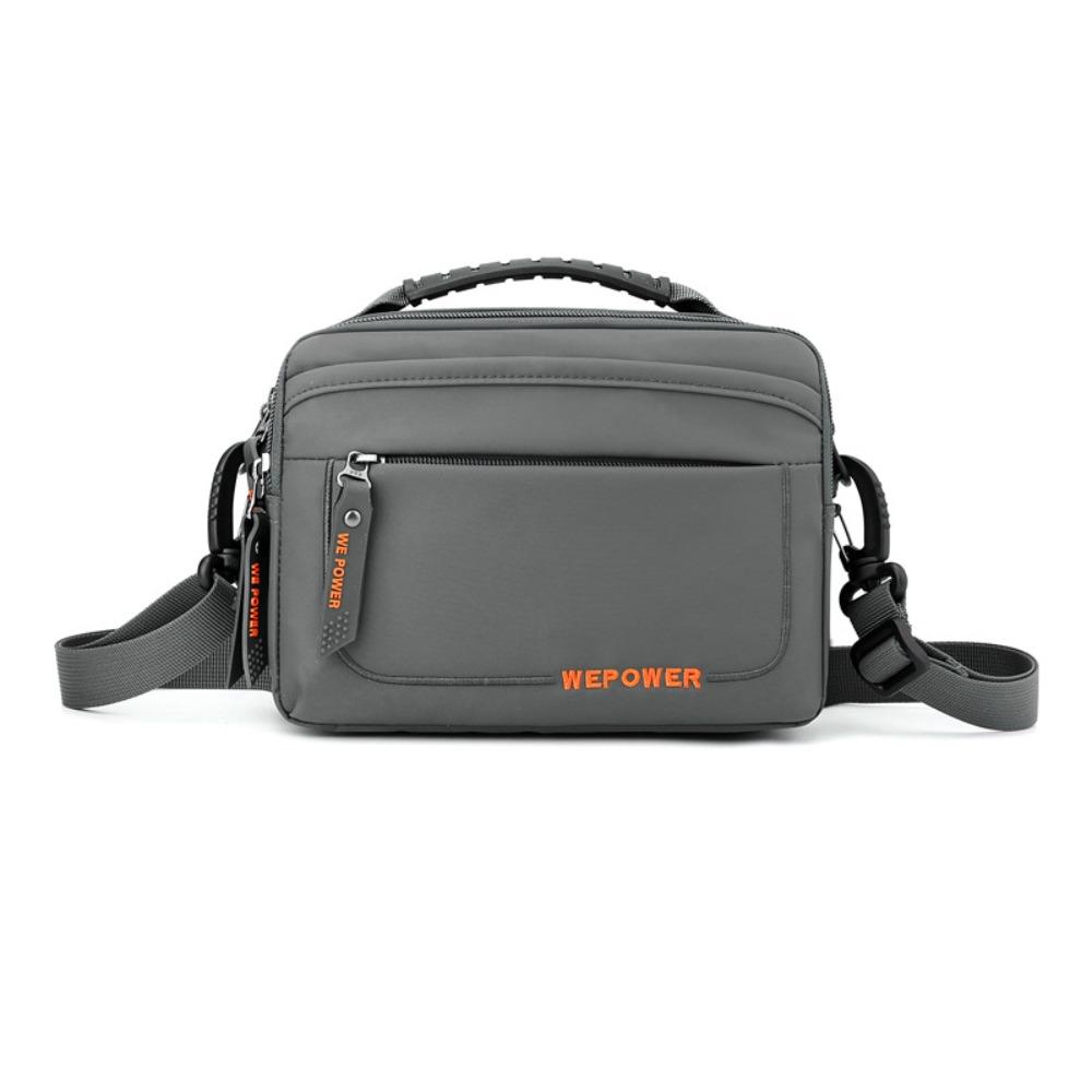 Large Capacity Men's Shoulder Bag Multifunctional Nylon Waist Bag Business Crossbody Bag  Work