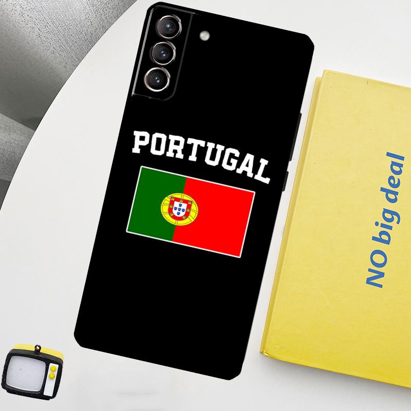 Portugal Flag Phone Case For Samsung Galaxy S26 S24 Ultra S20 S21 S22 S23 Plus S10 S24 FE S25 Ultra Cover