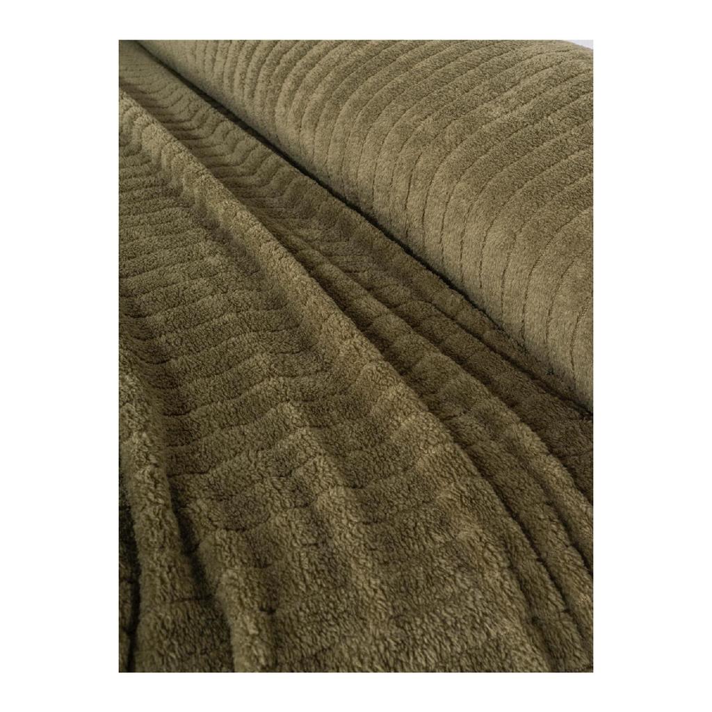 Single Striped Soft Textured TV Blanket 100x170 Cm