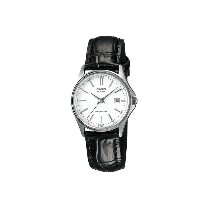 

CASIO G Shock LTP 1183E 7A LTP-1183E-7A White Dial Black Strap