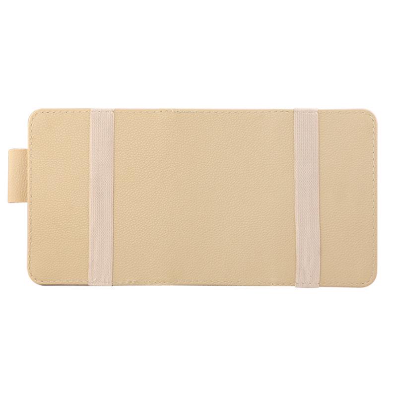 Multi-Functional Car Sun Visor Organizer: Glasses, Cards & Documents Holder