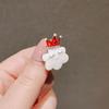 Crown Cloud Cute Anti-glare Brooch, Light Luxury and Niche Anti-glare Buckle Oil Brooch, Elegant Pin