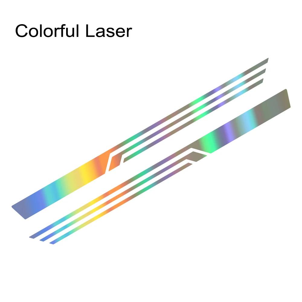 

2PCS Car Side Skirt Long Stripe Stickers Car Vinyl Decals Self-Adhesive Waterproof Auto Decor Accessories For Ford F-150 Raptor