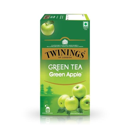 

Twinings Зеленый чай с зеленым яблоком, 25 пакетиков| Упаковка 1 шт.| Идеально сбалансированный и освежающий вкус| Легкий, фруктовый вкус| Низкокалорийный