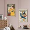 Christmas Number Poster Vintage Canvas Painting Retro Xmas Prints Wall Art Pictures for Living Room Home Decor Unframed