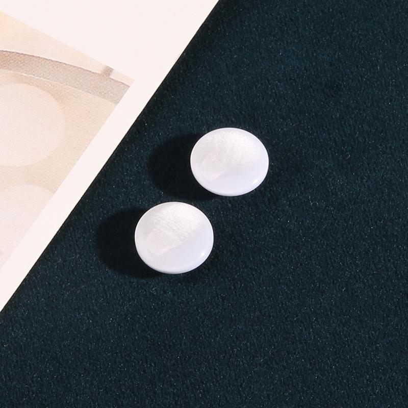 Harz Perlmutt Hemdknöpfe Damenbekleidung Oberteil Hemd Strickjacke Chiffonhemd Exquisite High-End Knöpfe Runde Knöpfe