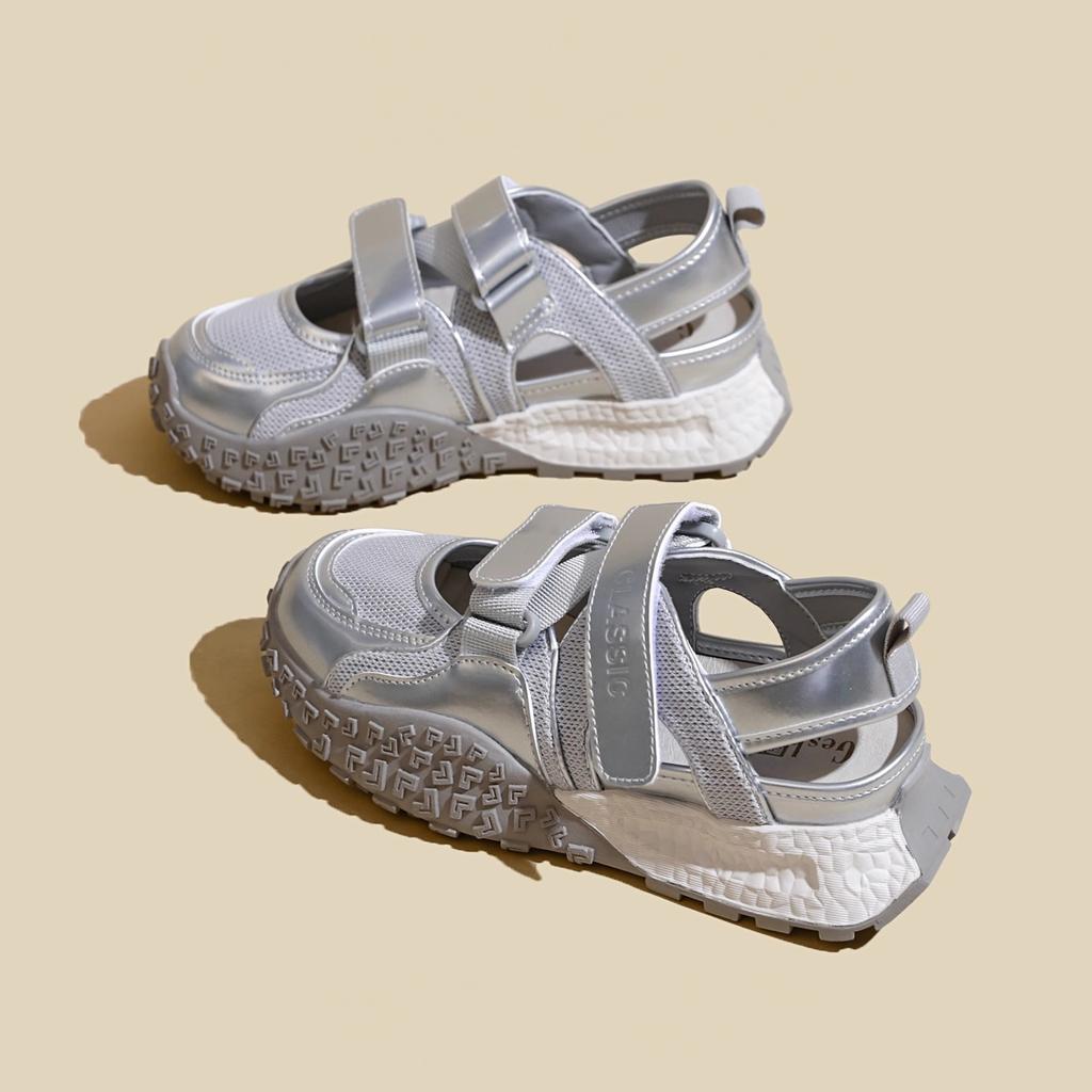 Retro Woman Shoes Casual Female Sneakers Clogs Platform Flats Modis All-Match Creepers Summer Cross Dress 2025 New Mary Janes Ru