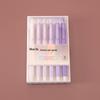 Morandi Color Quick-Dry Ballpoint Pen Set - High-Value Student Neutral Pen in Black