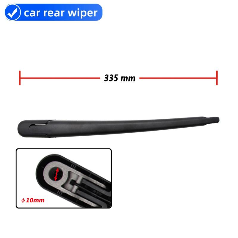 Car Rear Wiper Blade Blades Back Window Wipers Arm For Mazda 2 Hatchback (2004-2007) 355mm Auto Windscreen Blade