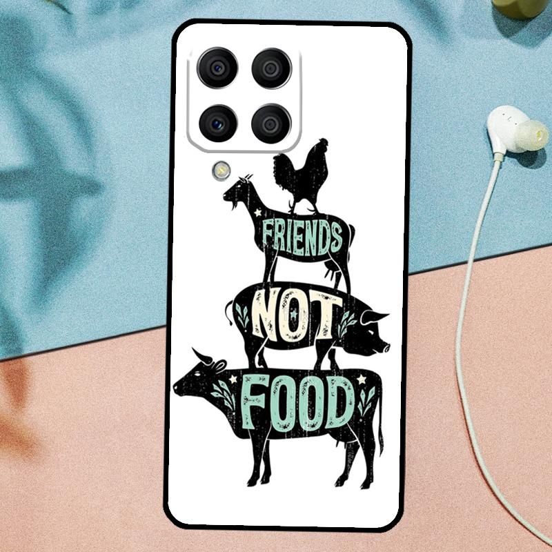 Vegan Vegetarian Quote For Samsung Galaxy M21 M31 M11 M13 M33 M53 M16 M06 M12 M14 M15 M35 M55 M34 M54 M32 M52 Case