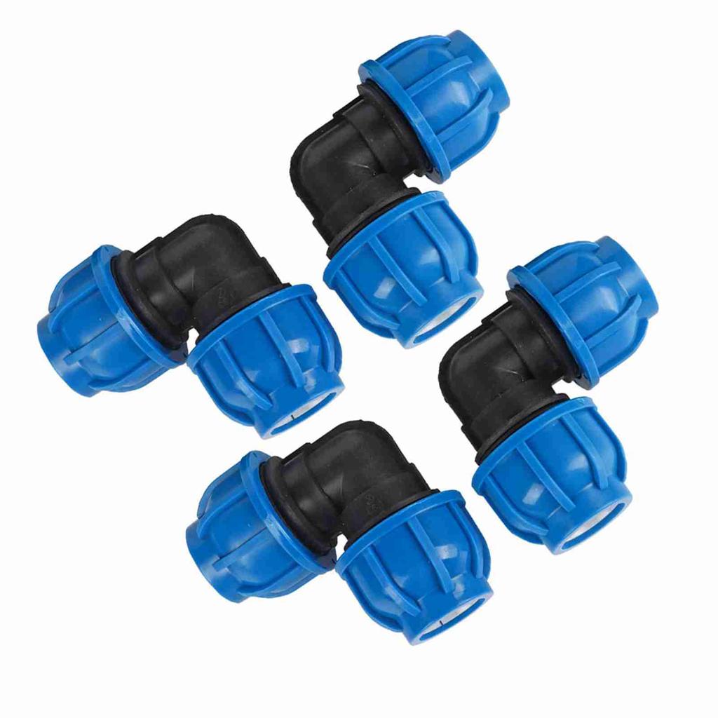 4 st PE-plast 32 mm till 32 mm Vinkeladapteranslutning Vattenrörsfittings Tillbehör