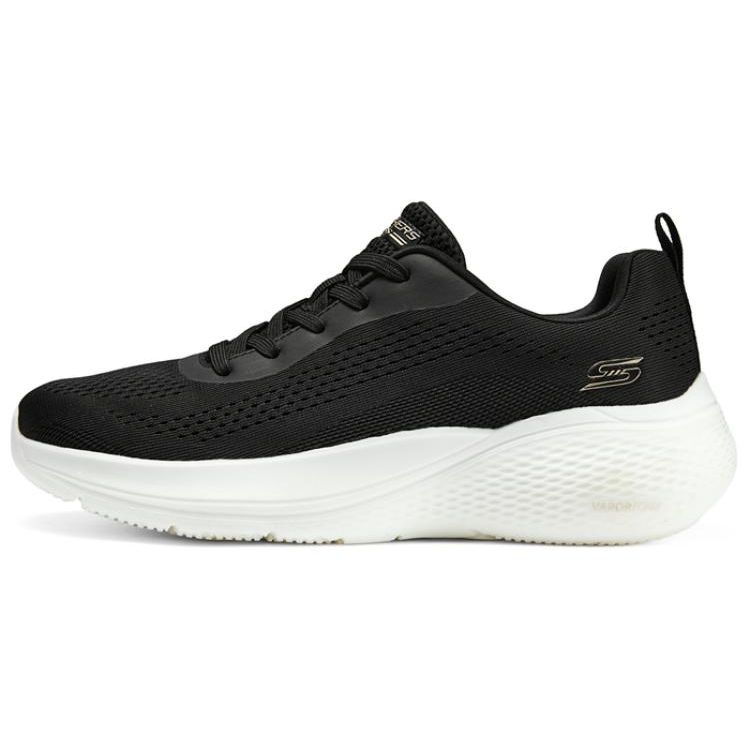 Skechers Bobs Infinity Versatile Comfortable Fabric Shock Absorbing Breathable Low Top Running Shoes Women sneakers Black 117550-BLK 36