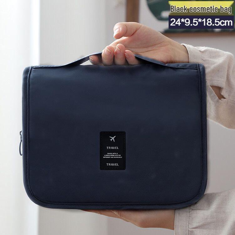 2023 Travel Hook Wash Bag with Wet/Dry Separation and Large Capacity Makeup Storage